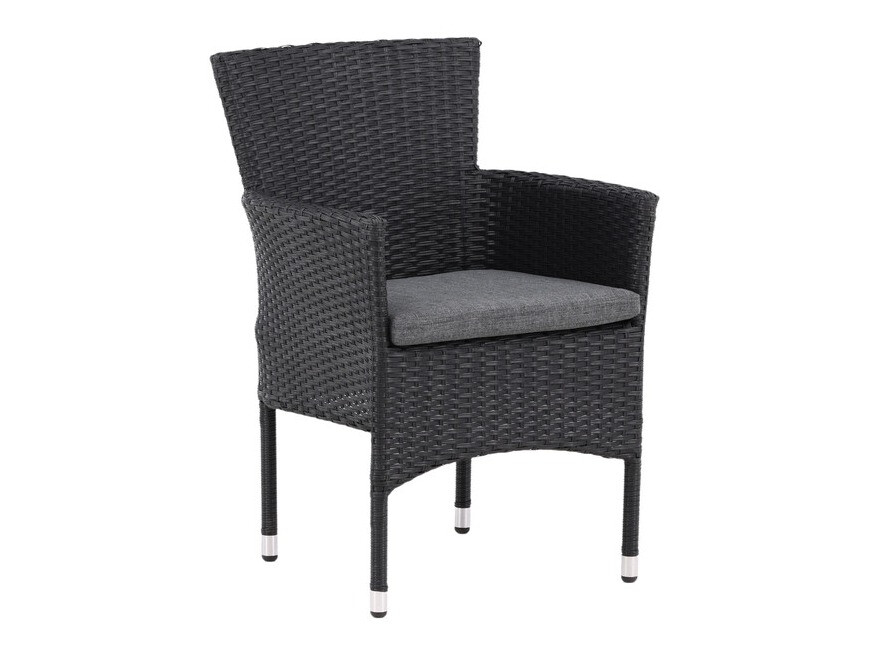 Silla para exterior Dallas 3475 (Negro + Gris)