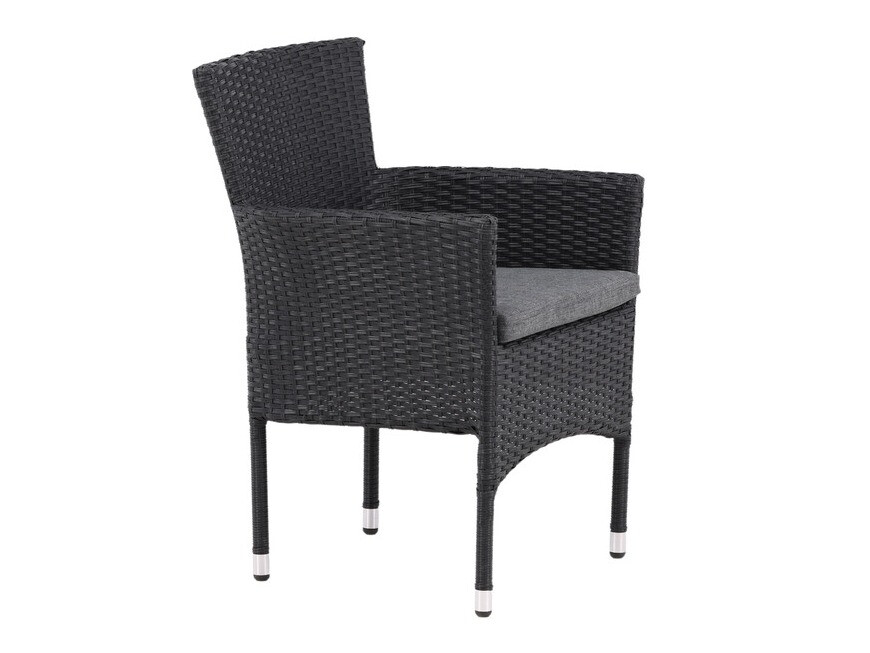 Silla para exterior Dallas 3475 (Negro + Gris)