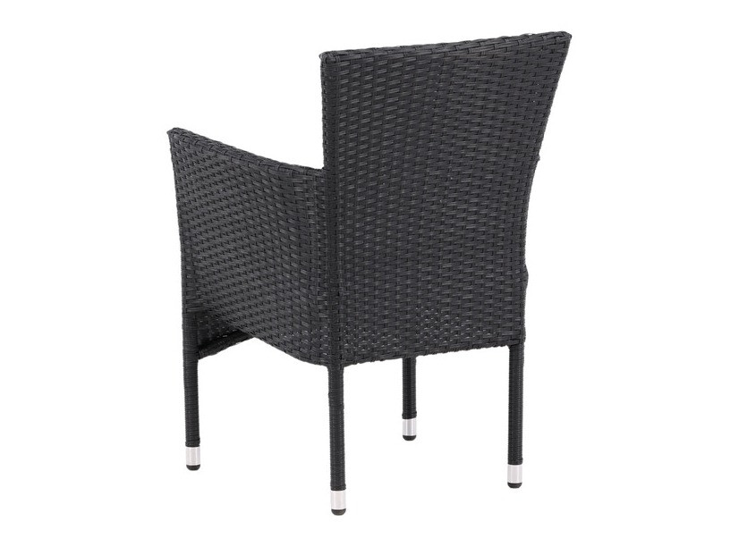 Silla para exterior Dallas 3475 (Negro + Gris)