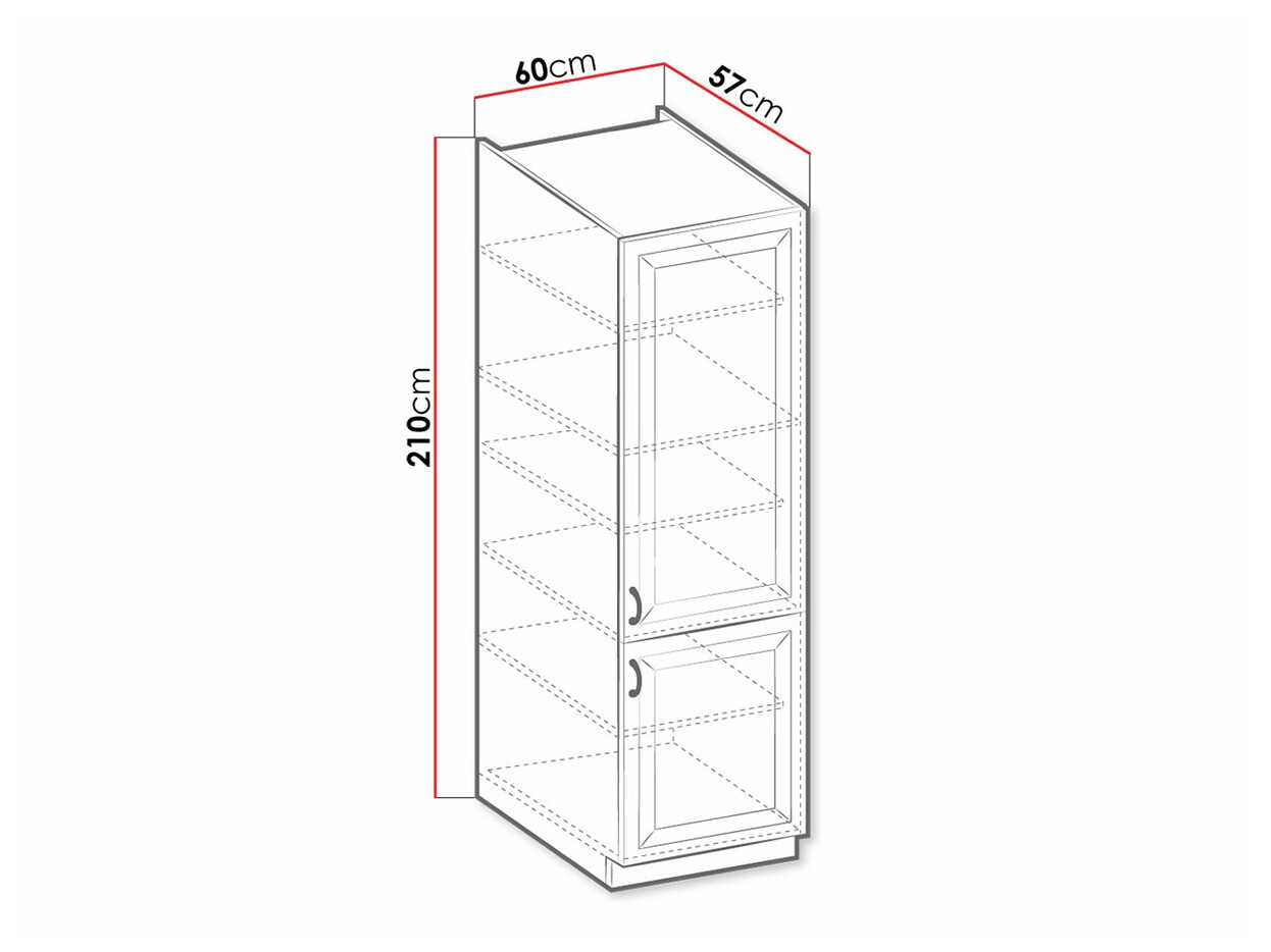 Armario modular con puertas. Retro Grey 110