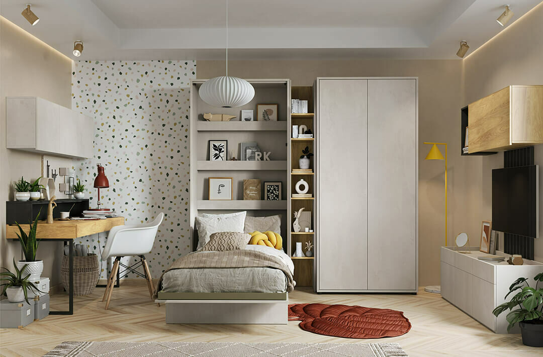 Cama plegable Concept Pro Lenart Levfere 103 (90 x 200 cm)