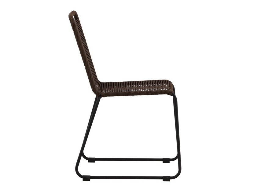 Silla para exterior Dallas 2820 (Marrón oscuro + Negro)