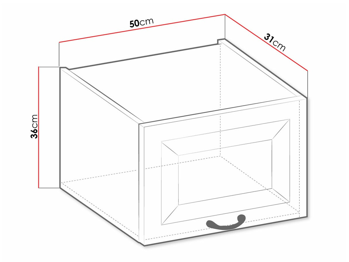 Armario de pared modular Retro White 134