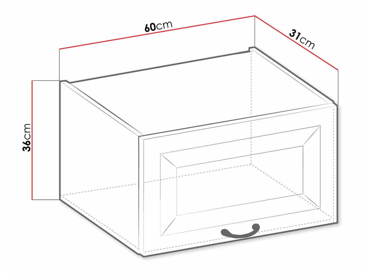 Armario de pared modular Retro White 137