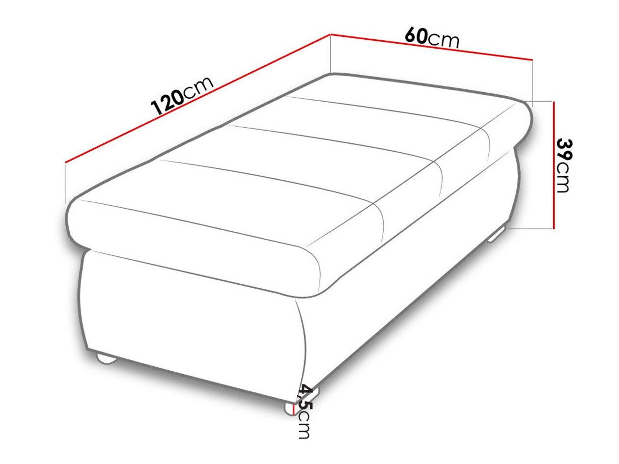 Banco tapizado Comfivo 123 (Venus Velvet 2932)