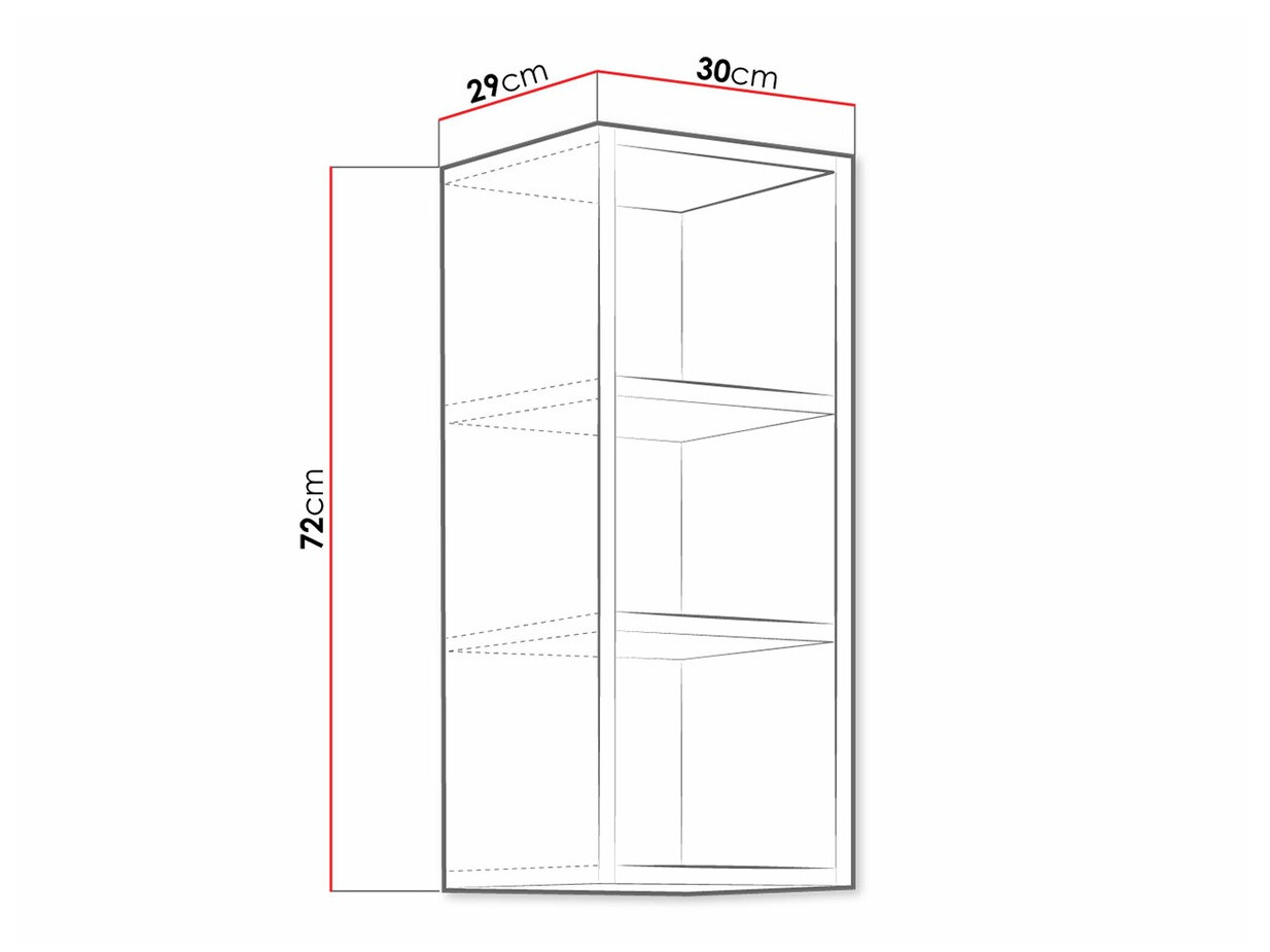 Estantería de pared Retro White 142