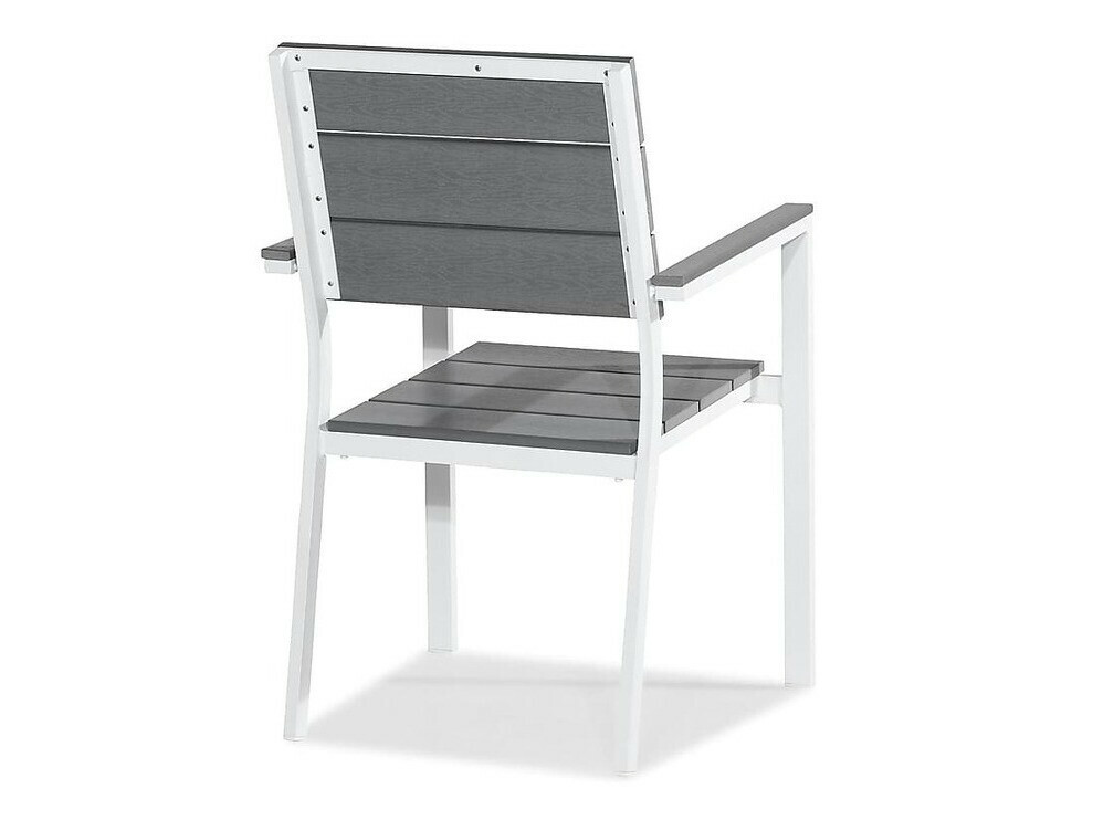Silla para exterior Comfort Garden 1639 (Gris + Blanco)