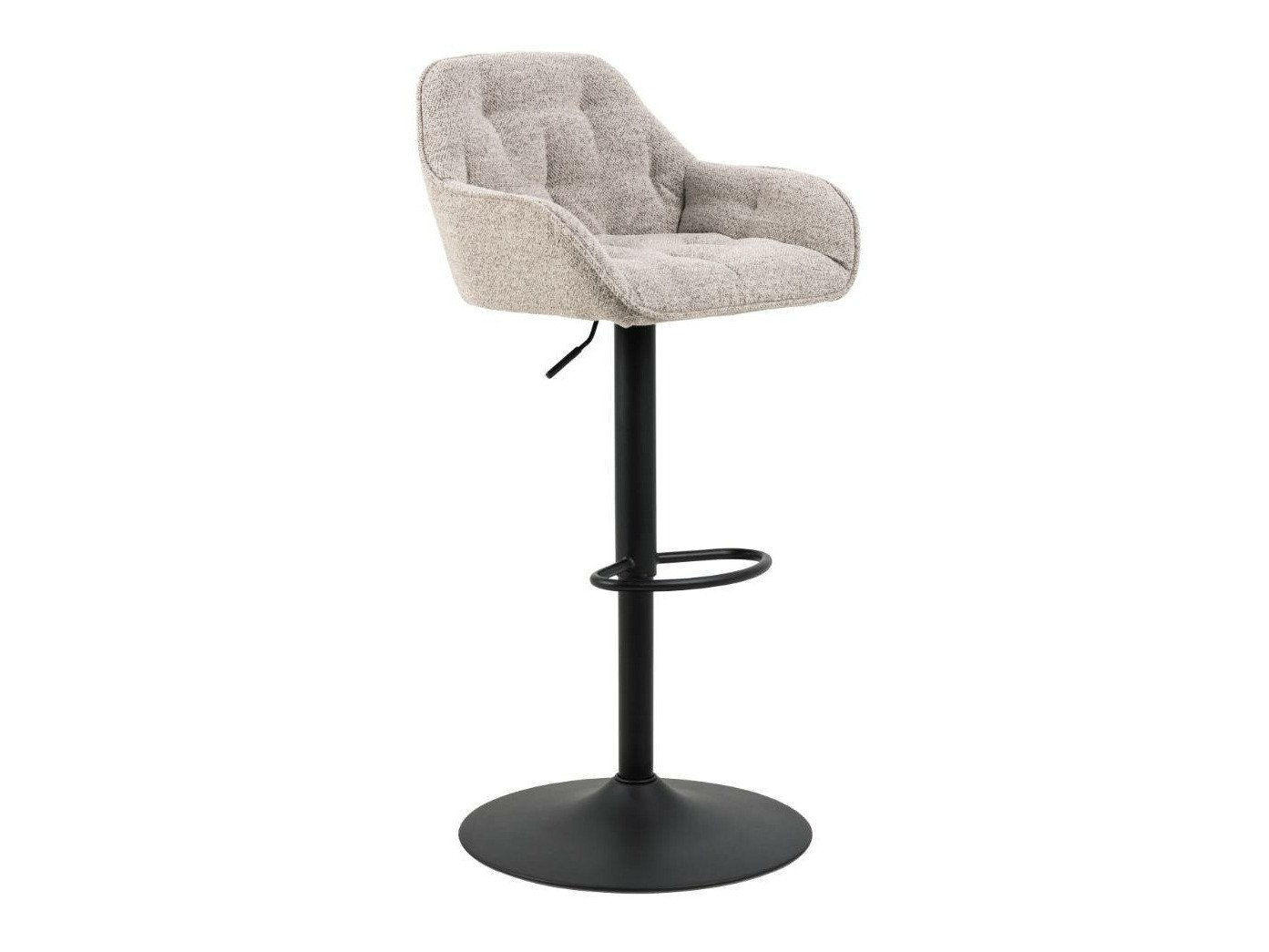 Taburete alto Norsica 650 (Negro + Beige)