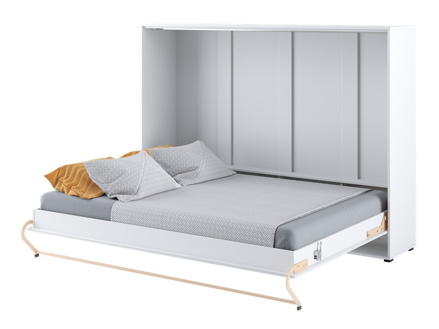 Cama plegable Concept Pro Lenart IV (Blanco + Blanco brillante)