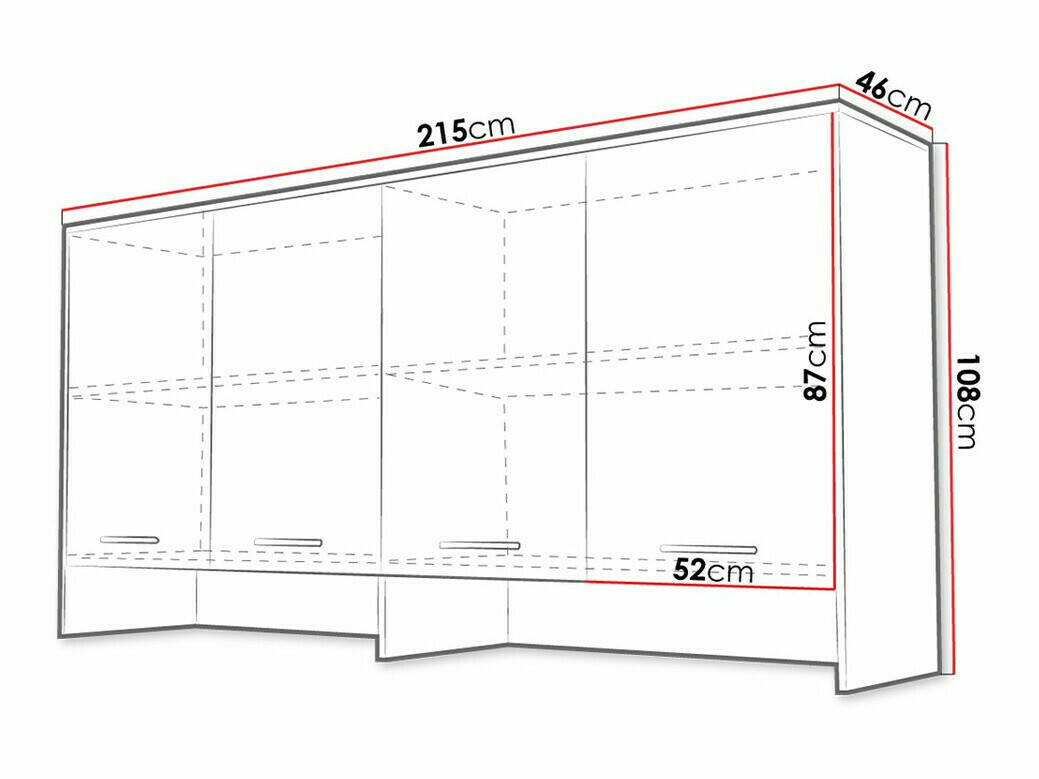 Aparador Concept Pro Lenart Levfere 114 (Blanco)