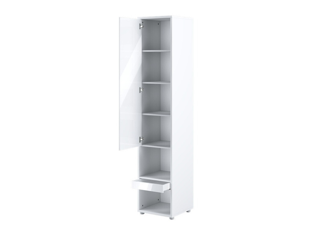 Estantería Concept Pro Lenart II (Blanco + Blanco brillante)