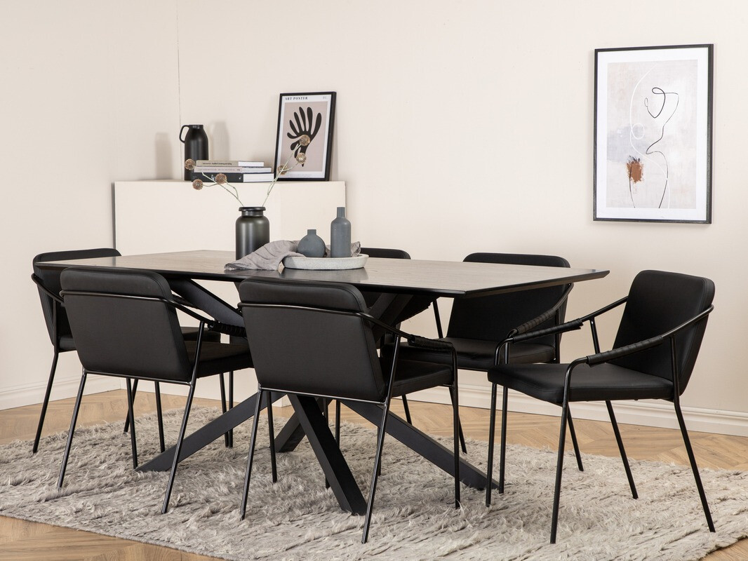 Conjunto de mesas y sillas para comedor Dallas 2657