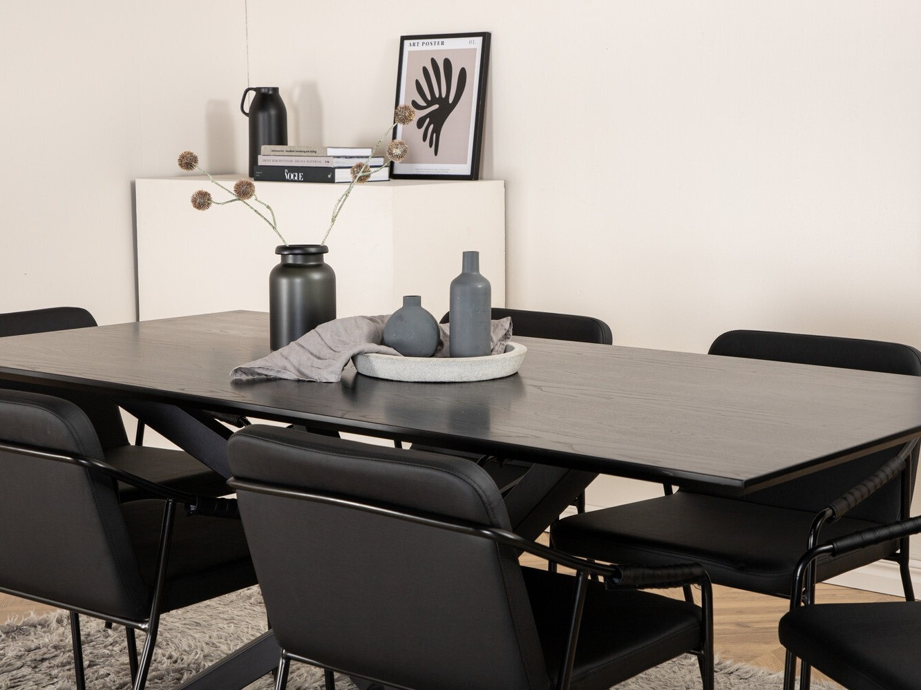 Conjunto de mesas y sillas para comedor Dallas 2657