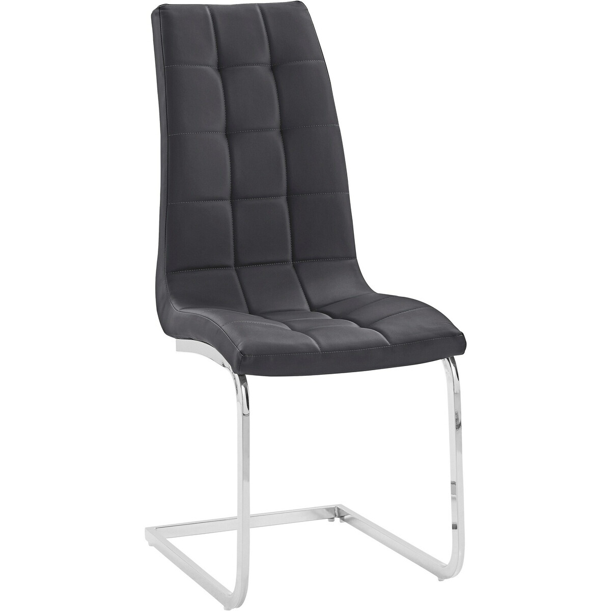 Conjunto de mesas y sillas para comedor Denton 1134 (Blanco + Negro)