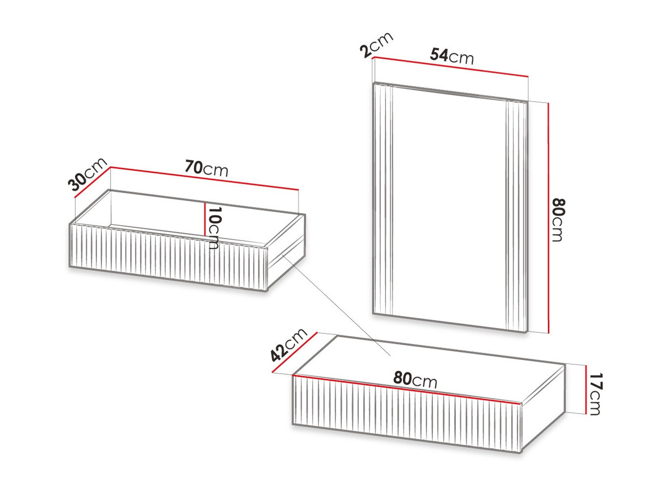 Tocador Dicto (Blanco)