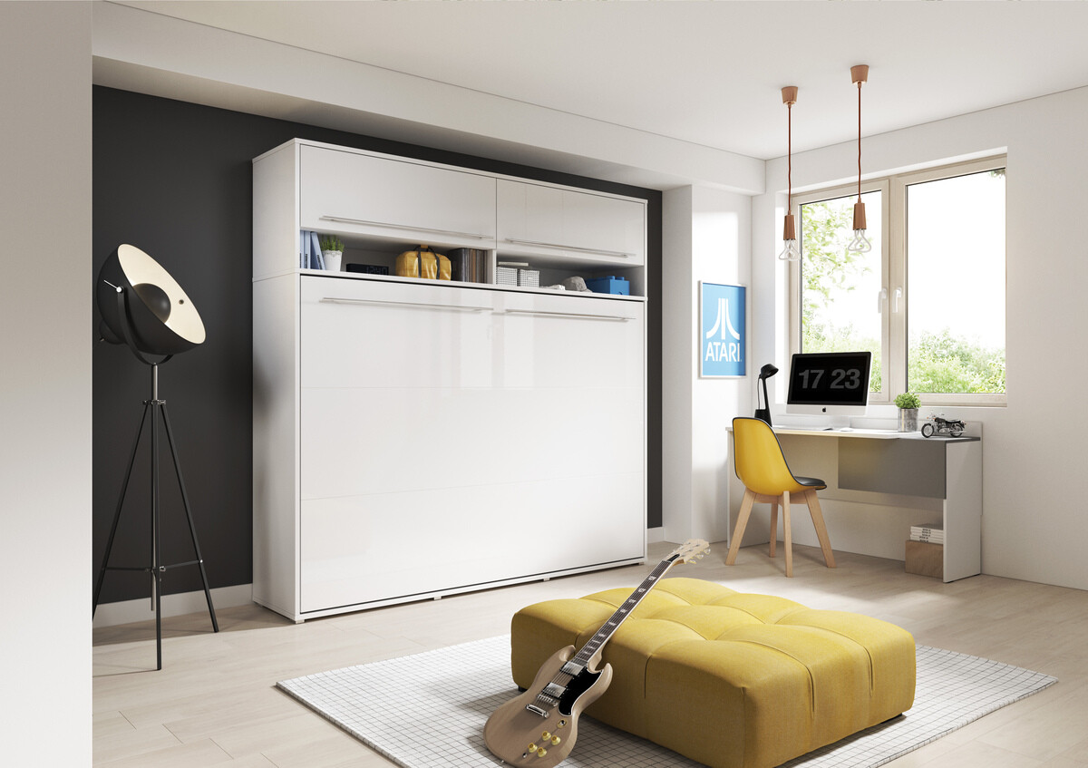 Cama plegable Concept Pro Lenart IV (Blanco)