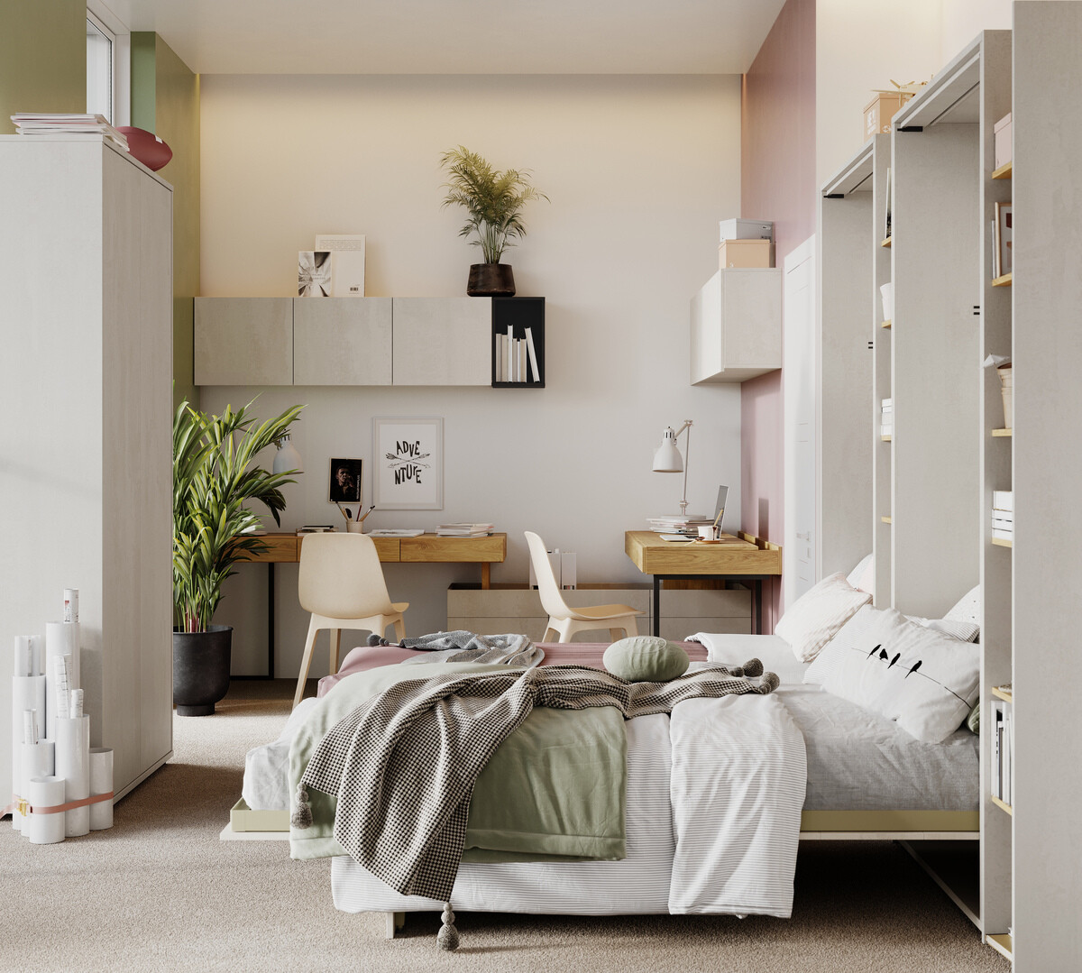 Cama plegable Concept Pro Lenart Levfere 103 (90 x 200 cm)