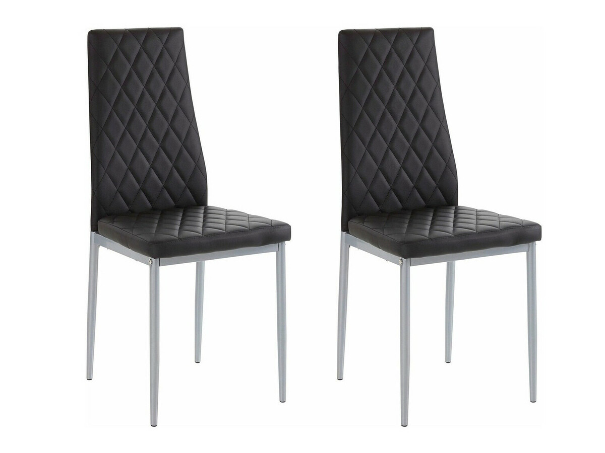 Conjunto de mesas y sillas para comedor Denton 1136 (Negro)