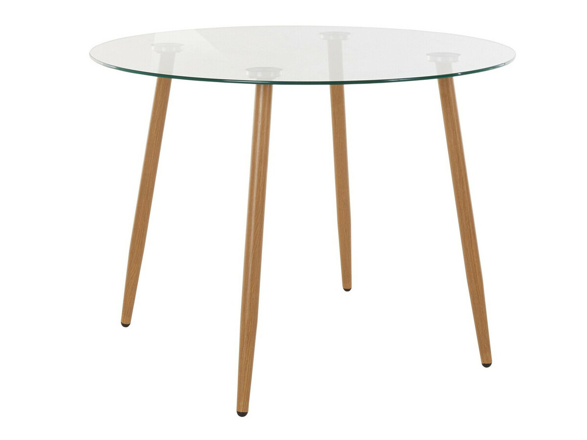 Conjunto de mesas y sillas para comedor Denton 1138 (Blanco + Roble)