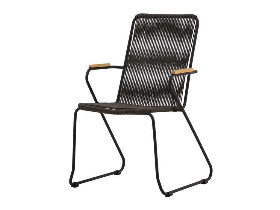 Conjunto de terraza Dallas 3514 (Gris oscuro + Negro)