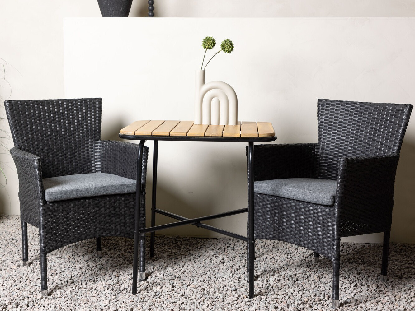 Conjunto de terraza Dallas 3515 (Negro)