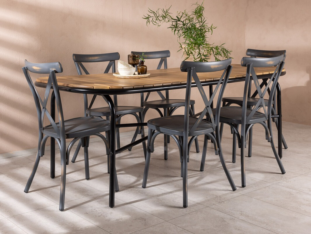 Conjunto de mesa y sillas Dallas 3523