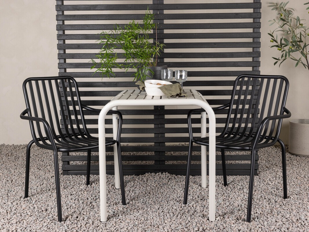 Conjunto de terraza Dallas 3531 (Negro)