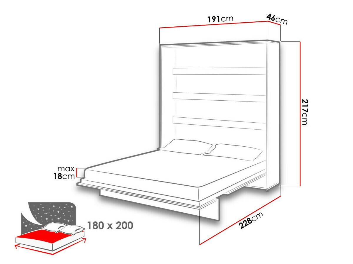 Conjuntos de muebles Concept Pro Lenart Levfere 130