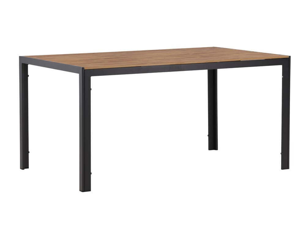Conjunto de mesa y sillas Dallas 3614 (Gris oscuro + Negro)