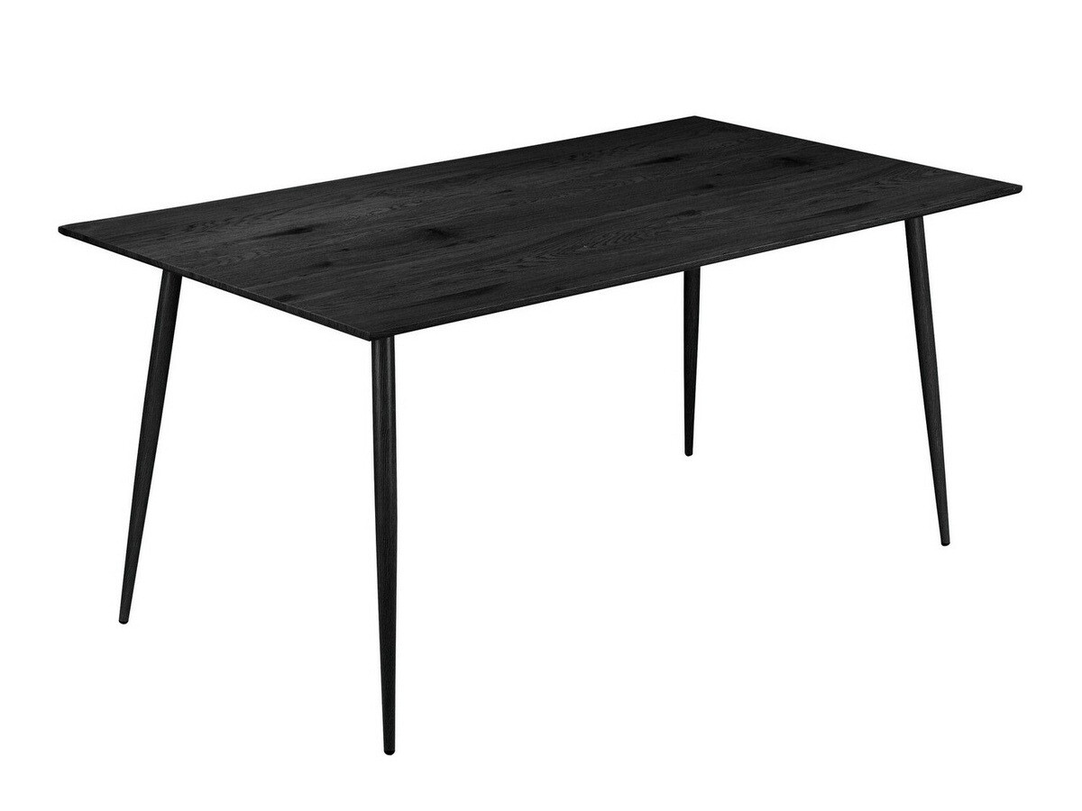 Conjunto de mesas y sillas para comedor Denton 817 (Negro + Gris)
