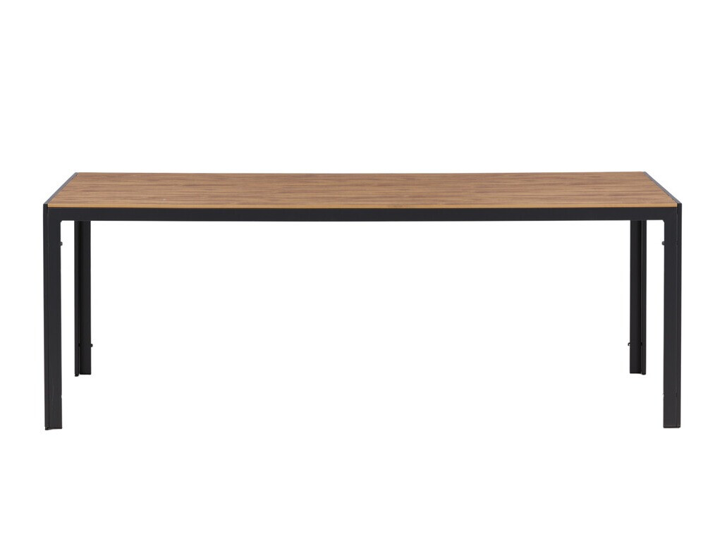 Mesa para exterior Dallas 3890 (Negro + Marrón)
