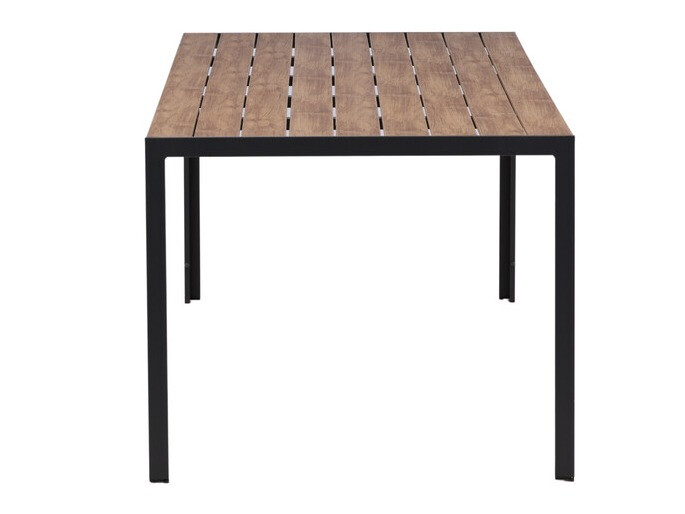 Mesa para exterior Dallas 3890 (Negro + Marrón)