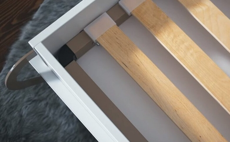 Cama plegable Concept Pro Lenart Levfere 109 (Gris)