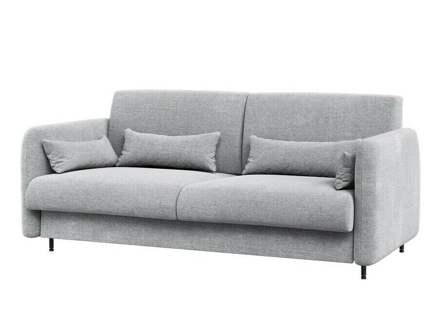 Cama plegable Concept Pro Lenart Levfere 138 (Blanco brillante + Gris)