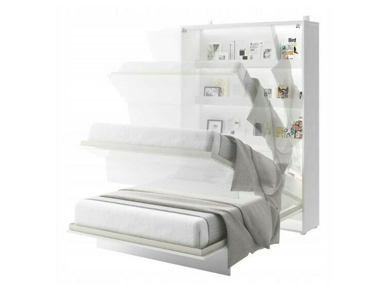 Cama plegable Concept Pro Lenart VII (Roble Artisan + Beige)