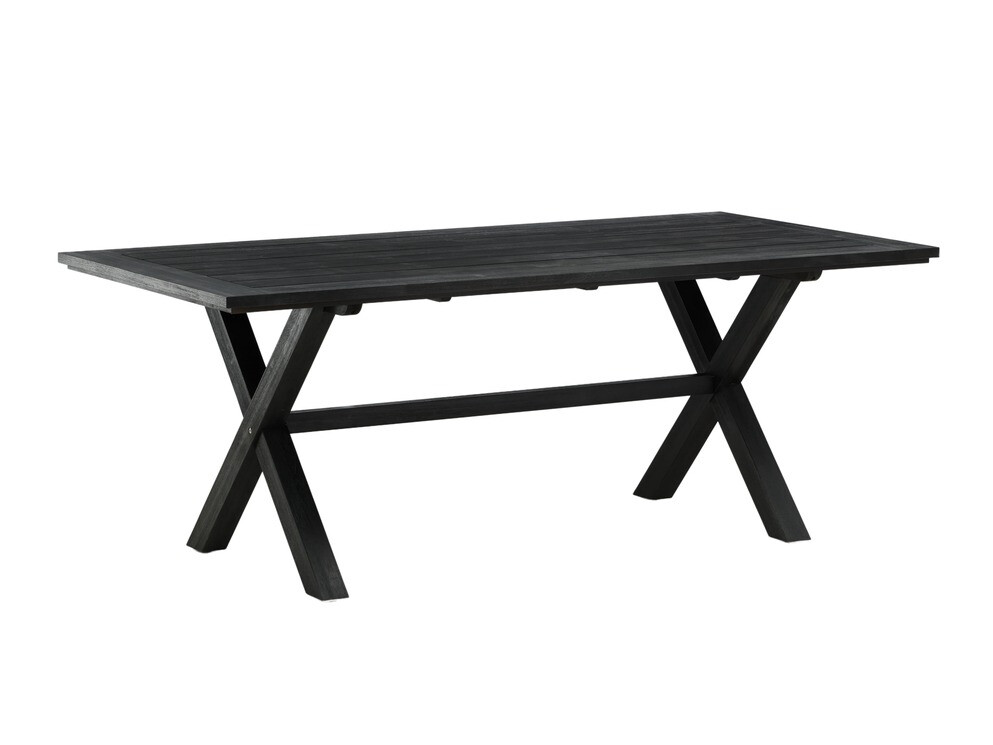 Conjunto de mesa y sillas Dallas 3641 (Gris + Negro)
