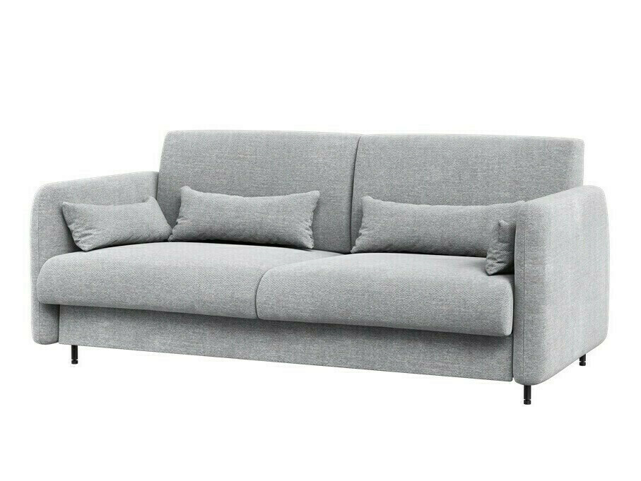 Cama plegable Concept Pro Lenart VII (Blanco brillante + Gris)