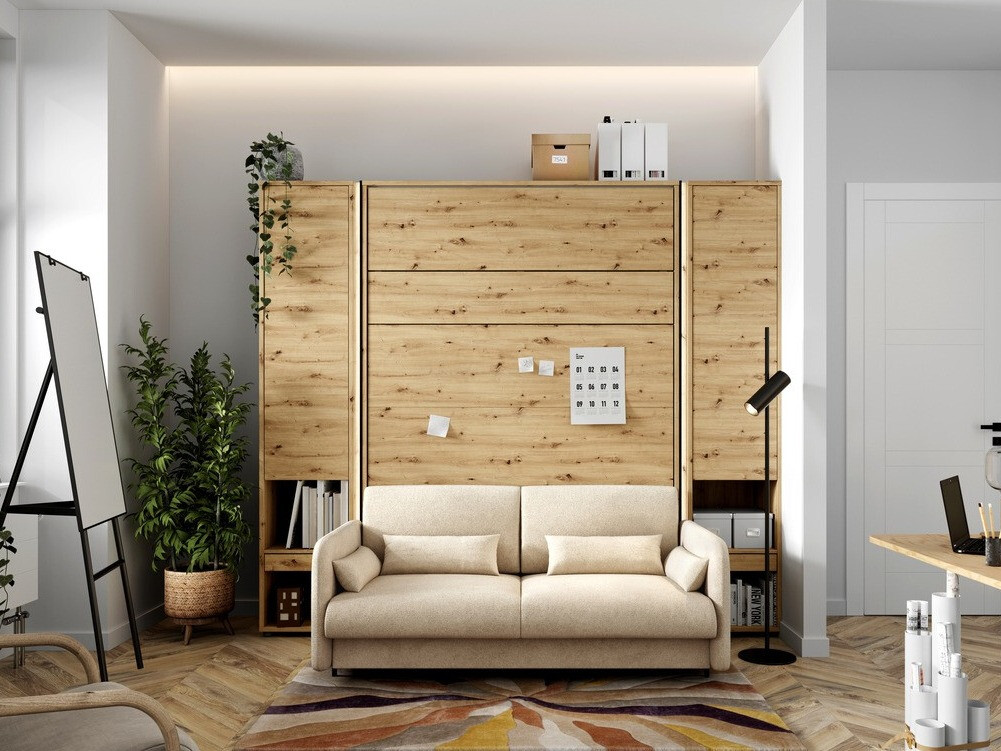 Conjuntos de muebles Concept Pro Lenart VI (Roble Artisan + Beige)