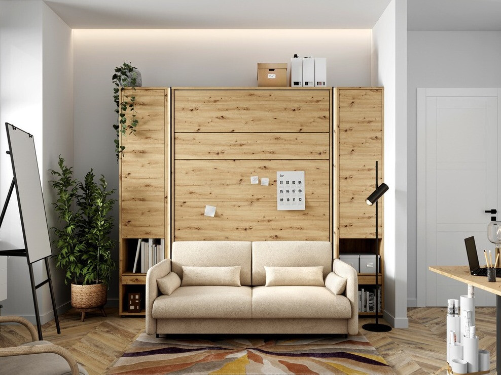 Juego de muebles Concept Pro Lenart Levfere 139 (Roble Artisan + Beige)