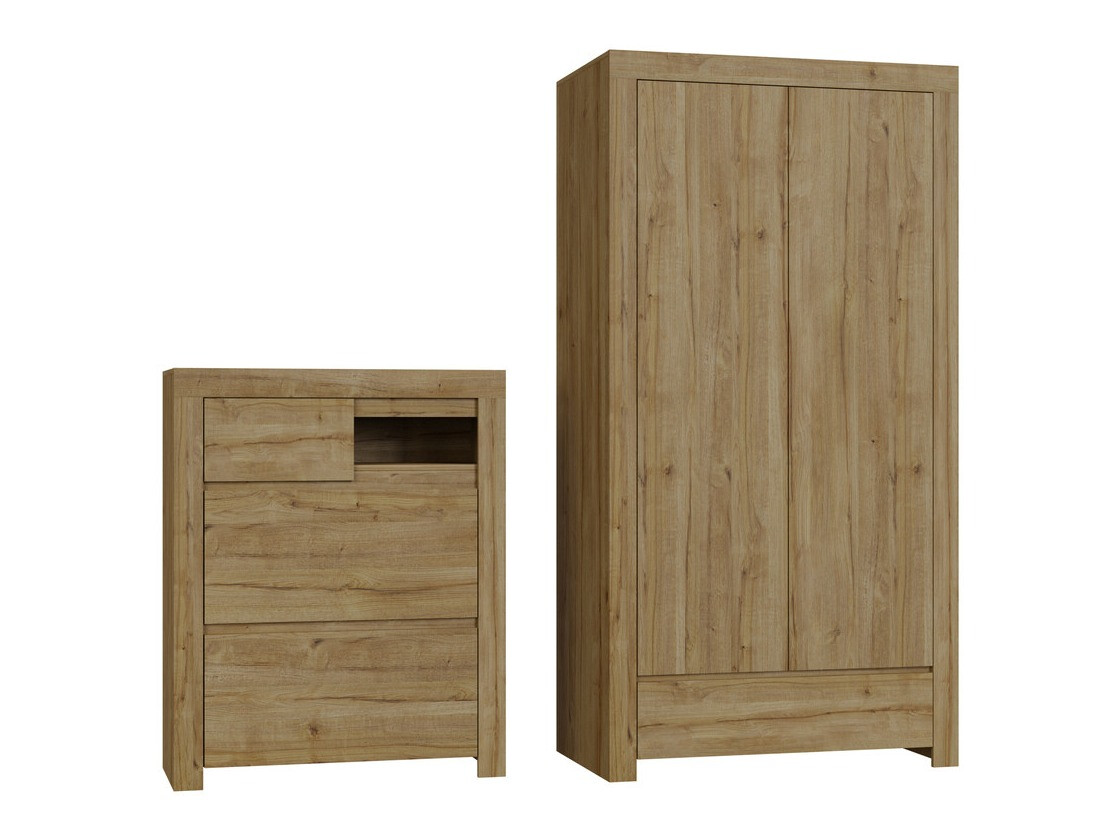 Conjunto de recibidor Sonsoru 142 (Roble)