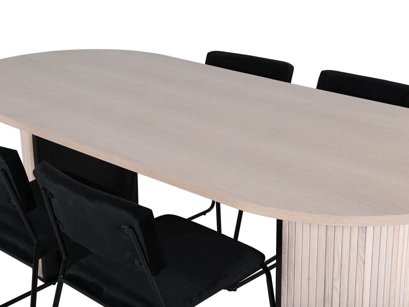 Conjunto de comedor Dallas 2759 (Negro)