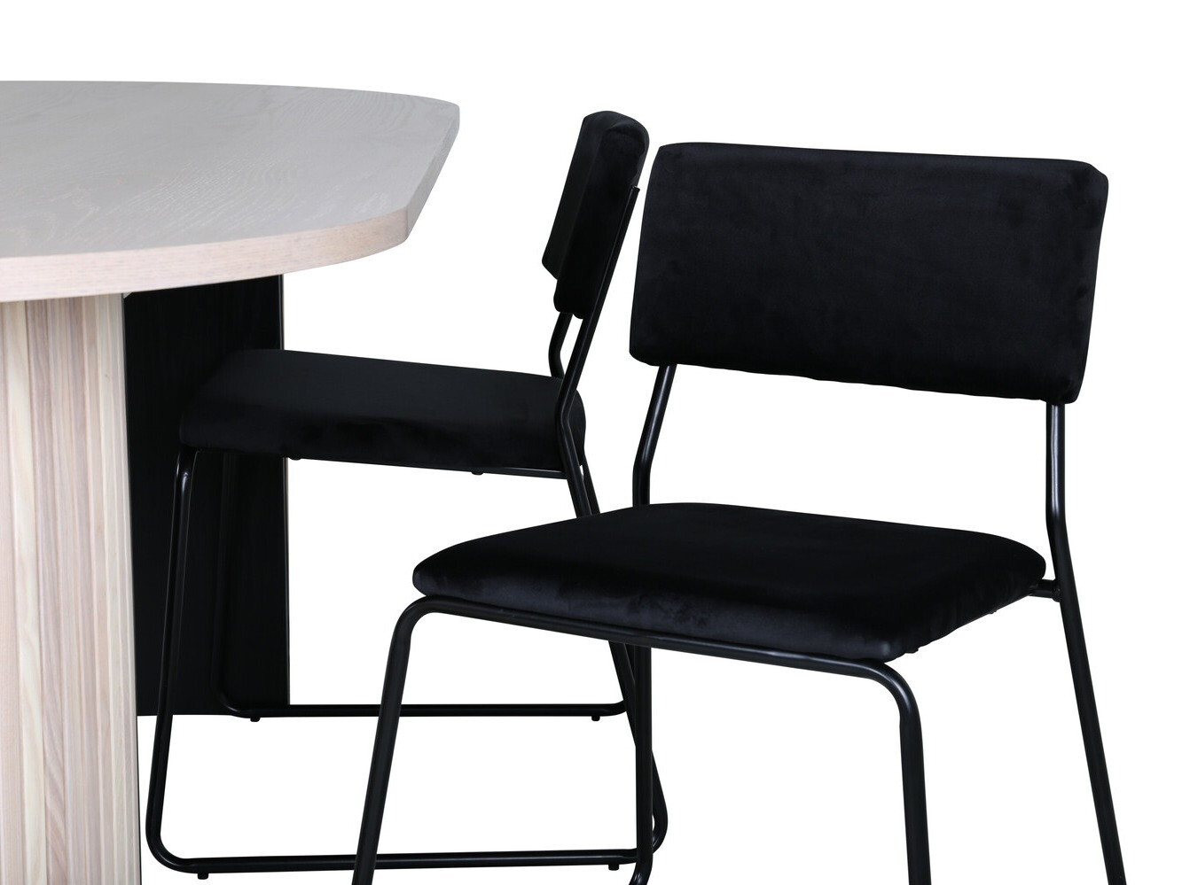 Conjunto de comedor Dallas 2759 (Negro)