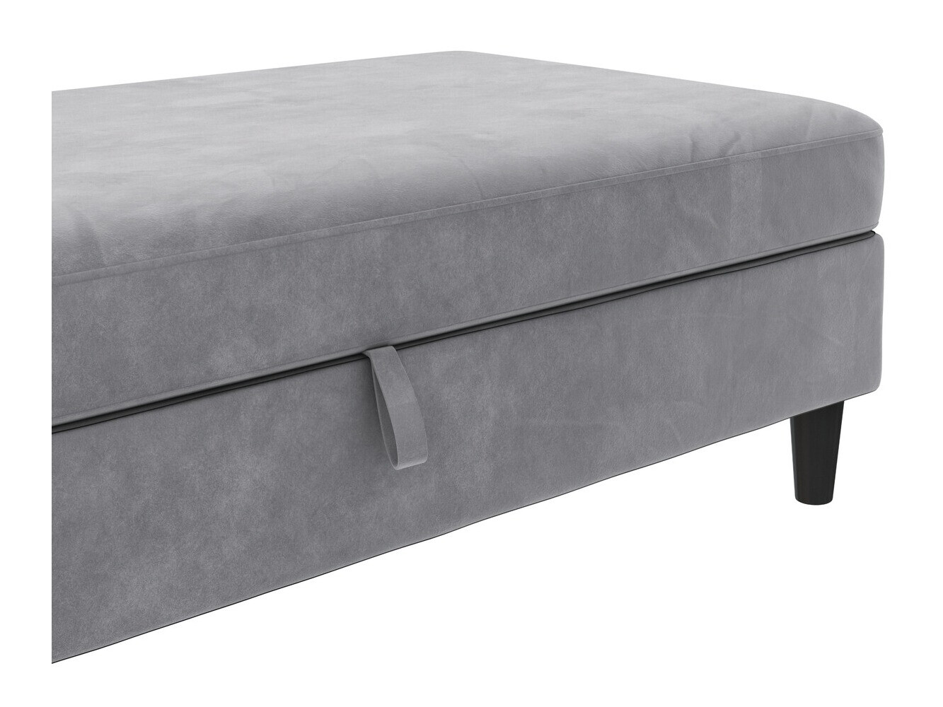 Banco tapizado Tulsa 536 (Gris claro)