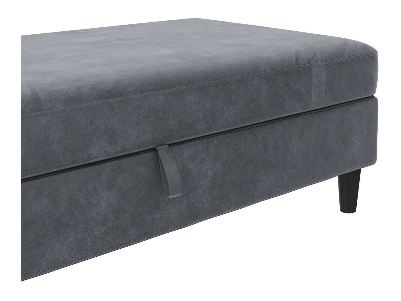 Banco tapizado Tulsa 536 (Gris)