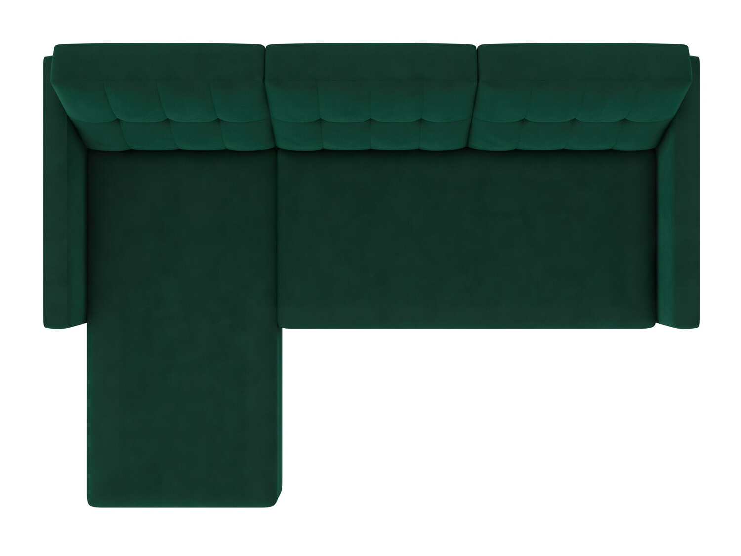 Sofá rinconero Tulsa 538 (Verde)