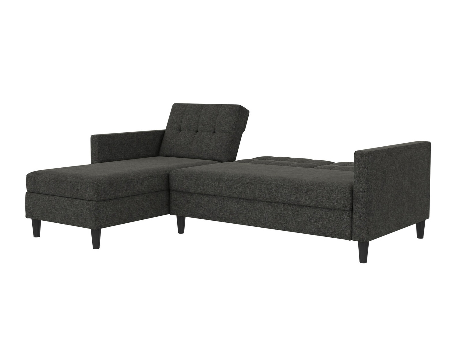 Sofá rinconero Tulsa 539 (Gris oscuro)