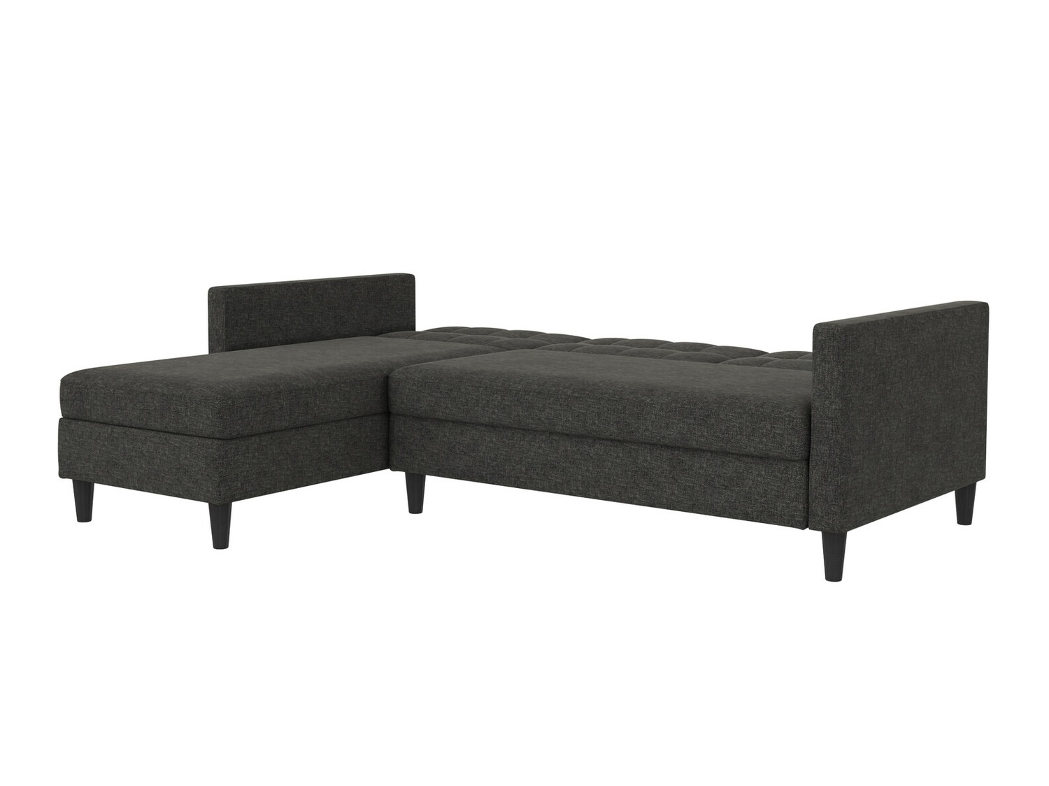 Sofá rinconero Tulsa 539 (Gris oscuro)