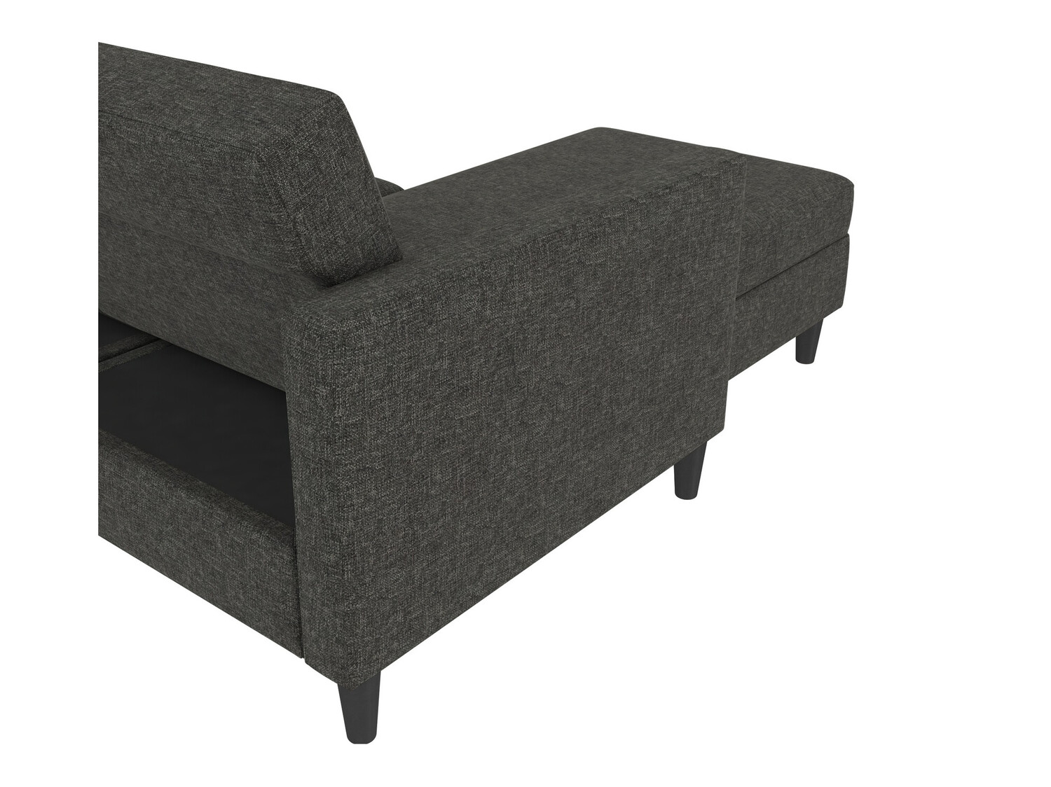 Sofá rinconero Tulsa 539 (Gris oscuro)