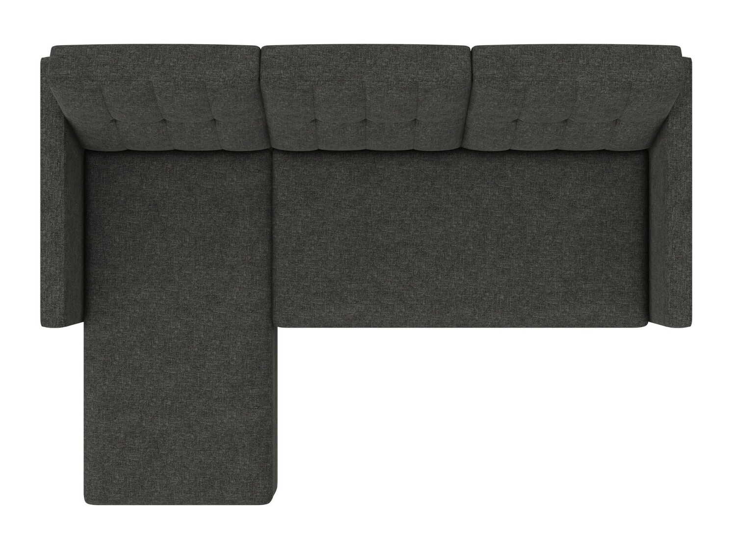 Sofá rinconero Tulsa 539 (Gris oscuro)