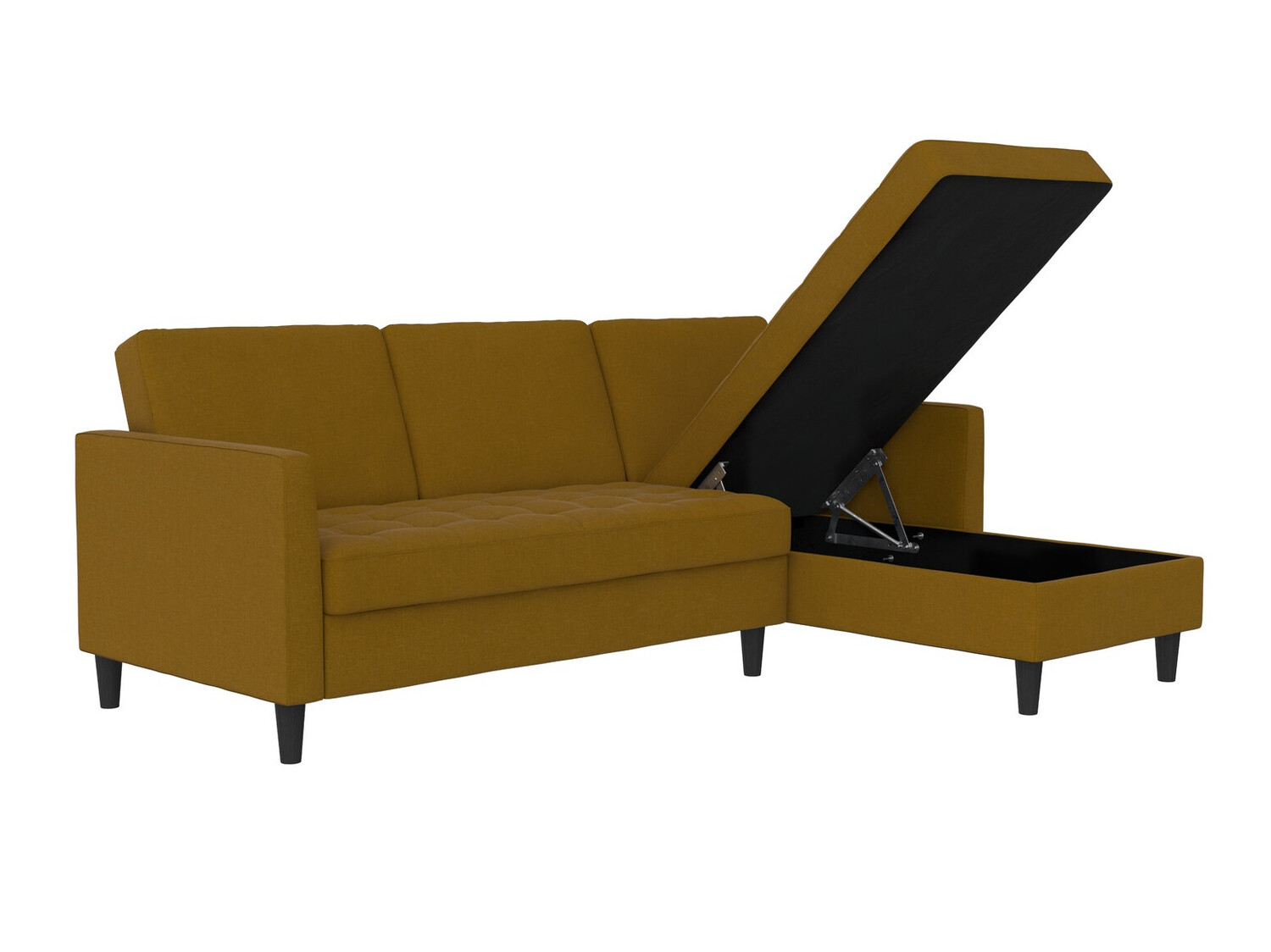 Sofá rinconero Tulsa 541 (Amarillo oscuro)